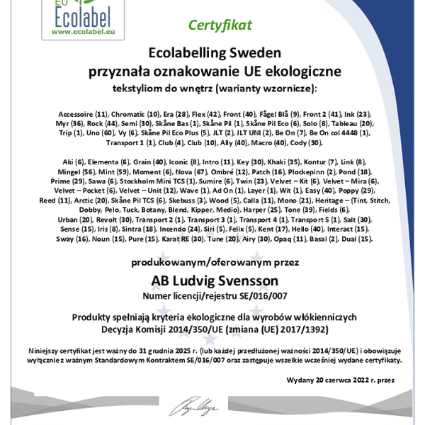 ally - ecolabel svensson PL